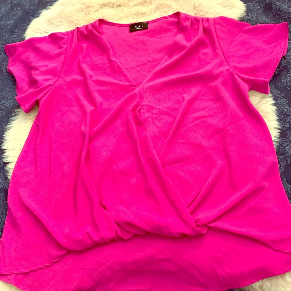 Vici pink blouse